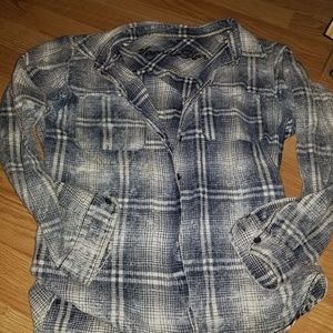 Plaid button down